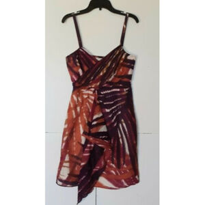 Women Missy BANANA REPUBLIC Cotton/Silk Strappy Mini Dress Size 0